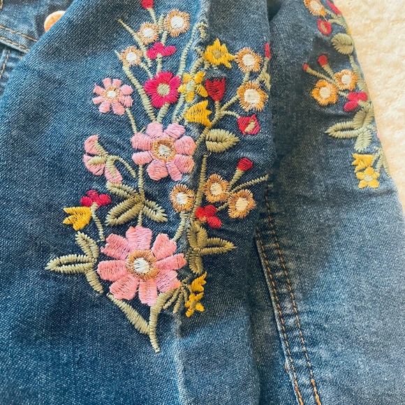 Nanette Lepore Denim Jacket for Kids with Embroidery - Picture 3 of 4